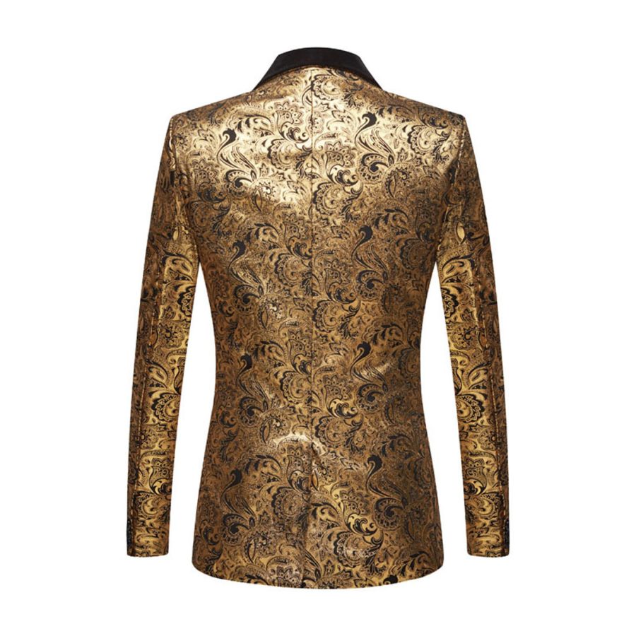 The Stephan Two Piece Slim Fit Blazer Suit Jacket - Image 3