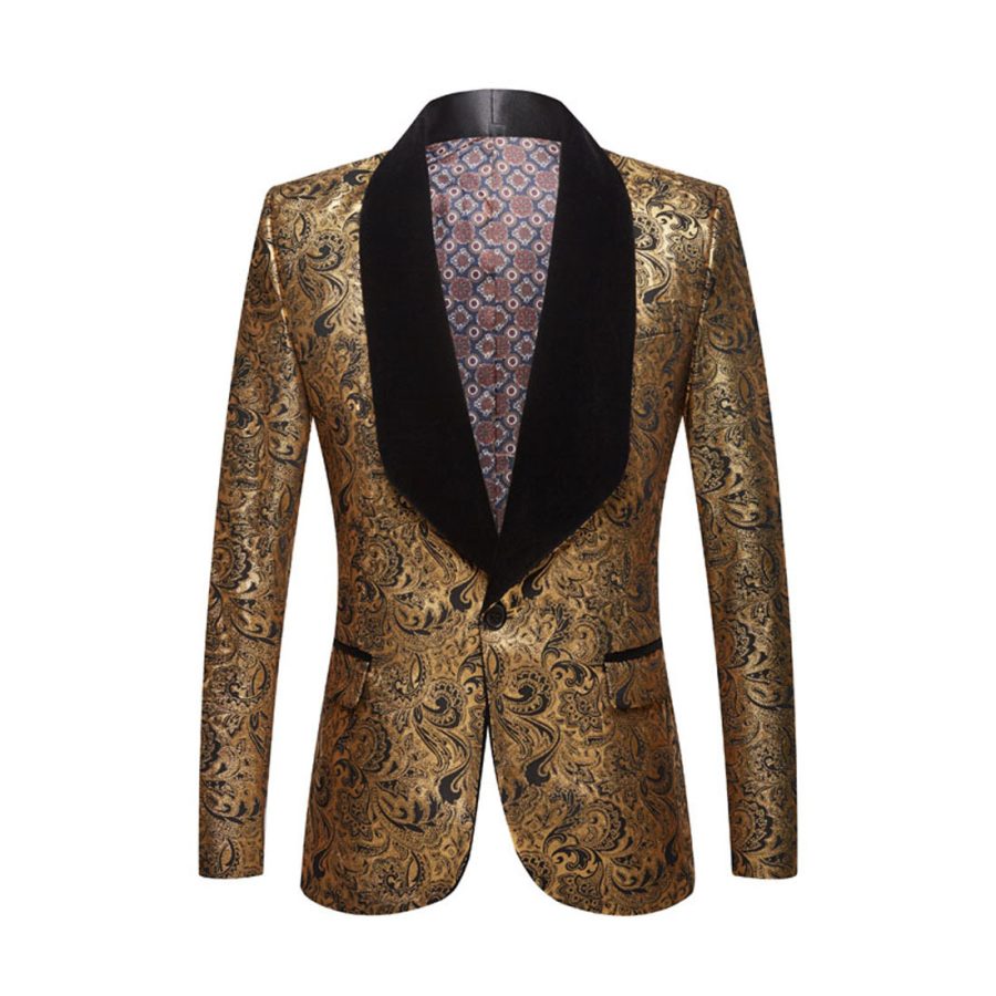 The Stephan Two Piece Slim Fit Blazer Suit Jacket - Image 4