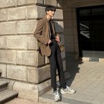 Mrcyc Spring New Korean Youth Plaid Blazer Trend Handsome Casual Suit Men'S Coat - Image 2