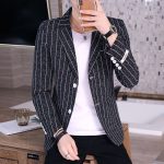 Korean Style Casual Suit Plaid Blazer - Image 3