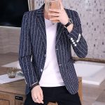 Korean Style Casual Suit Plaid Blazer - Image 5
