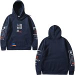 Sweater Cropped Hoodies For Men Sweatshirt Drawstring Cool - Image 6