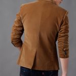 British Style Casual Slim Fit Blazer - Image 2