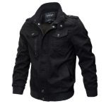 Plus Size Bomber Military Jacket Men Autumn Winter Outwear Casual Cotton Washed Coats Army Flight Tactical Jacket Male 5XL 6XL - Image 4