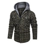 Men Warm Jacket Fleece Thick Autumn Winter Detachable Hoodies Jackets Men Slim Fit Men Clothing - Image 3
