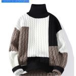 Couple Wear Turtleneck Pullover Thick Sweater Soft Warm Pure Cashmere Simple Bottoming Shirt - Image 6