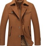 Men Woolen Coats Winter Slim Fit Warm Overcoats Brand Detachable Collar Casual Wool Blends Trench Coats SL-F053 - Image 3