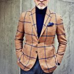 Plaid casual trend blazer - Image 4