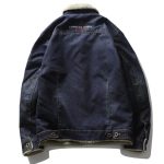 Winter Men's Fleece Casual Denim Jacket - Image 3