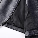Men's Pu Leather Jacket For Young And Middle-aged Men's Casual Dad - Image 7