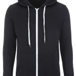 Men Black Hip Hop Mantle Hoodies - Image 2
