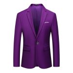 Men's one-button slimming blazer jacket - Image 5
