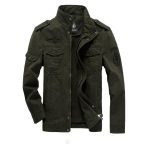 Men's Jacket Military Cargo Plus-size Casual Coat