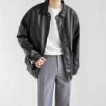 Black Chic Leather Men's Trendy Jacket Jacket - Image 6