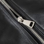 Fashionable Men's Loose Lapel Collar Handsome Leather Jacket - Image 9