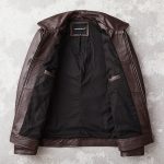 Casual Dark Brown Business Men's Lapel Plus Size Jacket - Image 3