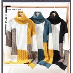 Couple Wear Turtleneck Pullover Thick Sweater Soft Warm Pure Cashmere Simple Bottoming Shirt - Image 8