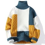 Couple Wear Turtleneck Pullover Thick Sweater Soft Warm Pure Cashmere Simple Bottoming Shirt - Image 4