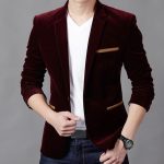 British Style Casual Slim Fit Blazer - Image 7