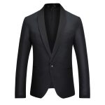 Men's Casual Single Row One Button Blazer - Image 4
