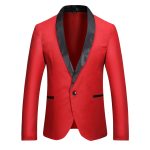 Men's Casual Single Row One Button Blazer - Image 5