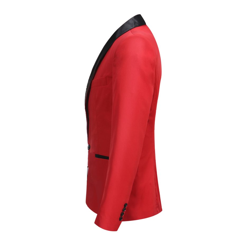 Men's Casual Single Row One Button Blazer - Image 2
