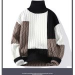 Couple Wear Turtleneck Pullover Thick Sweater Soft Warm Pure Cashmere Simple Bottoming Shirt - Image 7