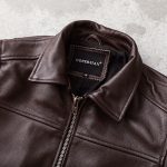 Casual Dark Brown Business Men's Lapel Plus Size Jacket - Image 6
