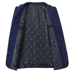 New Leisure Suits For Men Coat Plaid Fashion - Image 4