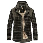 Winter Jacket Men Thicken Warm Fleece Jackets Coats Pure Cotton Plaid Jacket Military Clothes - Image 6