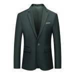 Men's one-button slimming blazer jacket - Image 8