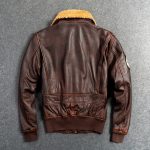 Men's Genuine Leather G1 First Layer Leather Motorcycle Jacket - Image 2