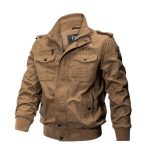 Plus Size Bomber Military Jacket Men Autumn Winter Outwear Casual Cotton Washed Coats Army Flight Tactical Jacket Male 5XL 6XL - Image 3