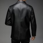 Autumn New Young And Middle-aged Leather Jacket - Image 6