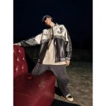 PU Leather Baseball Uniform Men's Top - Image 2