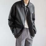 Black Chic Leather Men's Trendy Jacket Jacket - Image 4
