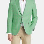 Men's Single-row Two-button Plaid Blazer - Image 5