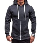 Men Black Hip Hop Mantle Hoodies - Image 4