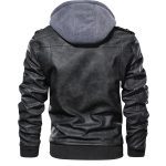 New Men Leather Jackets Autumn Casual Motorcycle PU Jacket Biker Leather Coats - Image 3