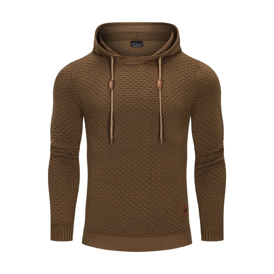 3D Pattern Outdoor Sports Elastic Men Hoodies Solid Color Casual Hoodies - Image 9