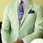 Men's Single-row Two-button Plaid Blazer - Image 6