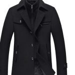 Men Woolen Coats Winter Slim Fit Warm Overcoats Brand Detachable Collar Casual Wool Blends Trench Coats SL-F053 - Image 2