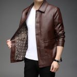Autumn New Young And Middle-aged Leather Jacket - Image 2