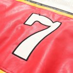 Men's Colorblock Stitching Zipper Stand Collar Leather Jacket - Image 2