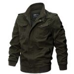 Plus Size Bomber Military Jacket Men Autumn Winter Outwear Casual Cotton Washed Coats Army Flight Tactical Jacket Male 5XL 6XL - Image 5