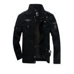 Men's Jacket Military Cargo Plus-size Casual Coat - Image 3
