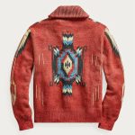 European And American Retro Jacquard Sleeve Lapel Knitwear Sweater Men - Image 10