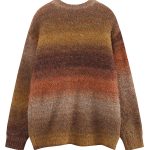 Gradient Contrast Striped Sweater - Image 5