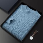 Cashmere Men's Half-high Collar Bottoming Shirt - Image 4