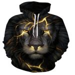 Hoodies For Men Cool Animal Print Street Trend - Image 10